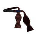 Burgundy Silk Velvet Bow Tie