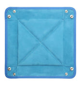 Cobalt Calf Leather with Light Blue Suede Travel Tray - Hilditch & Key