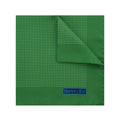 Green Silk Handkerchief with White Pin Spots