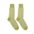 Green & White Pin Dot Cotton Short Socks