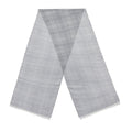 Grey Check Cotton Scarf