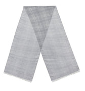 Grey Check Cotton Scarf