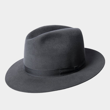 Grey Pioneer Fedora Hat