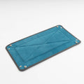 Large Dark Grey With Cobalt Suede Tidy Tray