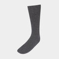 Long Grey Cashmere Socks