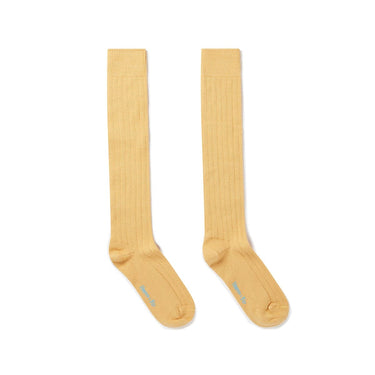 Long Mid Yellow Heavy Sports Wool Socks