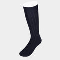 Long Navy Heavy Sports Wool Socks