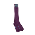 Long Purple Heavy Sports Wool Socks