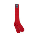 Long Red Heavy Sports Wool Socks