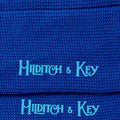 Long Royal Blue Heavy Sports Wool Socks