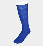 Long Royal Blue Heavy Sports Wool Socks