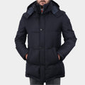 Loro Piana Mante Navy Coat 95% Wool 5% Silk