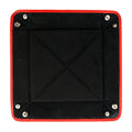 MEDIUM TRAVEL TIDY TRAY FLOTTER/RED BLACK SUEDE