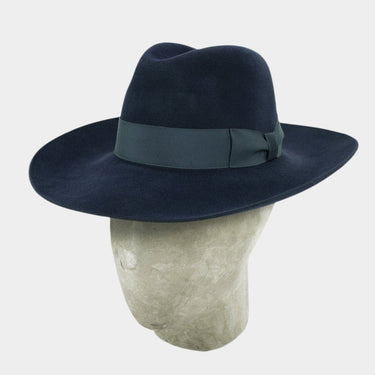 Navy Blue Bruand Fedora