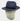 Navy Blue Sisal Trilby