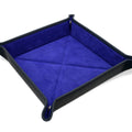 Navy Calf Leather with Purple Suede Travel Tray