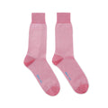 Pink & White Pin Dot Cotton Short Socks