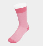 Pink & White Pin Dot Cotton Short Socks