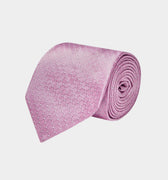 Pink & White Pin Spot Woven Silk Ties