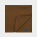 Plain Brown Silk Handkerchief