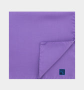 Plain Lilac Silk Handkerchief