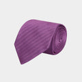 Purple Herringbone Woven Silk Tie