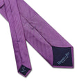 Purple Herringbone Woven Silk Tie