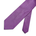 Purple Herringbone Woven Silk Tie