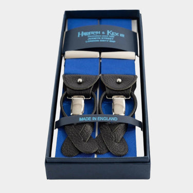 Royal Blue Plain Barathea Braces