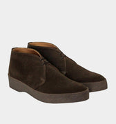 Sanders Chocolate Suede Hi Top Chukka Boot