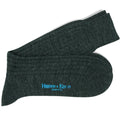 Short Dark Grey Wool Socks