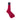 Short Plain Cerise Cotton Socks