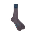 Short Plain Grey Cotton Socks