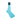 Short Plain Turquoise Cotton Socks