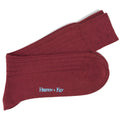 Short Wine Wool Socks